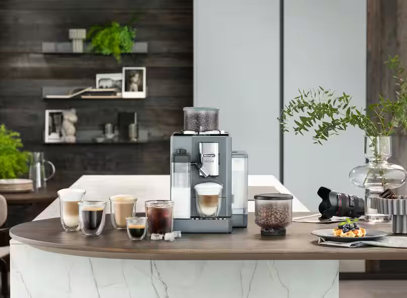 Rivelia Fully Automatic Espresso Machine, Sand Beige