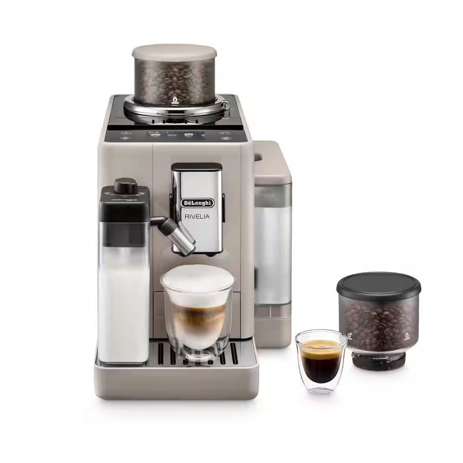Rivelia Fully Automatic Espresso Machine, Sand Beige