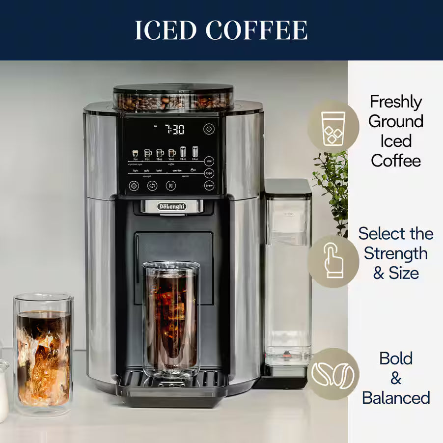 De'Longhi TrueBrew Automatic Coffee Machine - Stainless