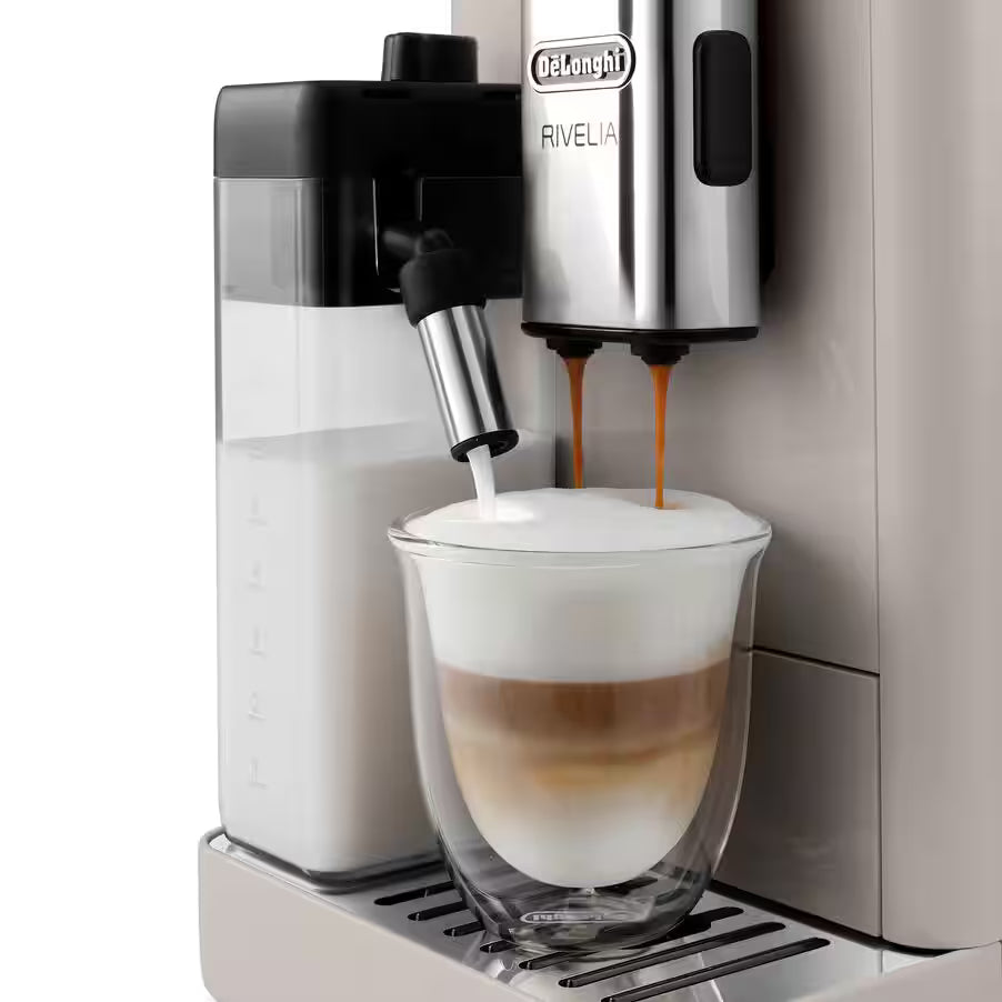 Rivelia Fully Automatic Espresso Machine, Sand Beige
