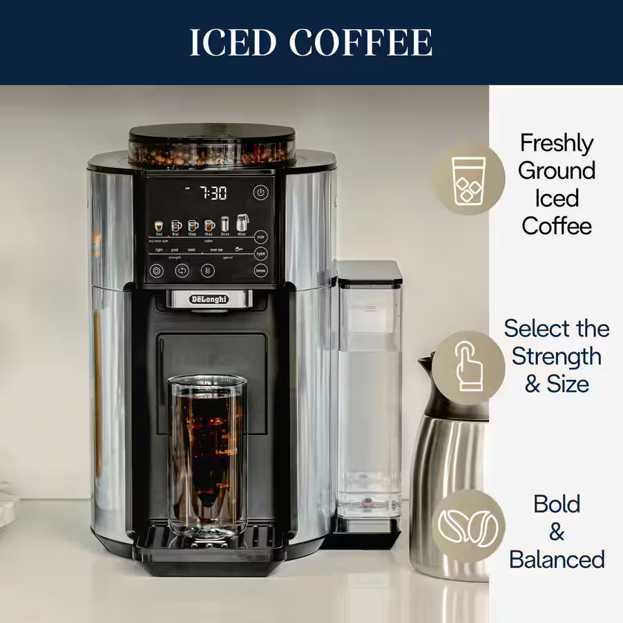 De'Longhi TrueBrew Automatic Coffee Machine - Stainless with Thermal Carafe