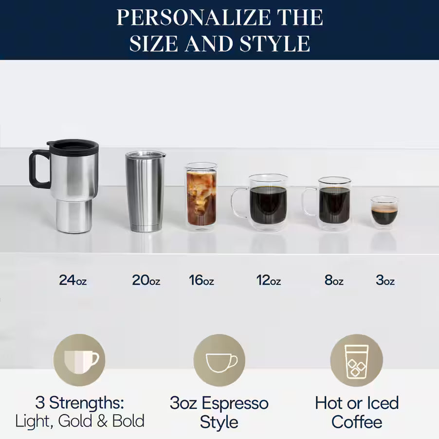 De'Longhi TrueBrew Automatic Coffee Machine - Stainless