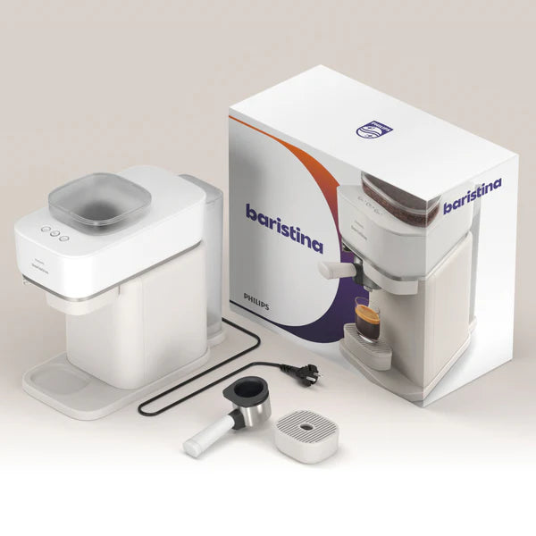 Philips Baristina Espresso machine Milky White