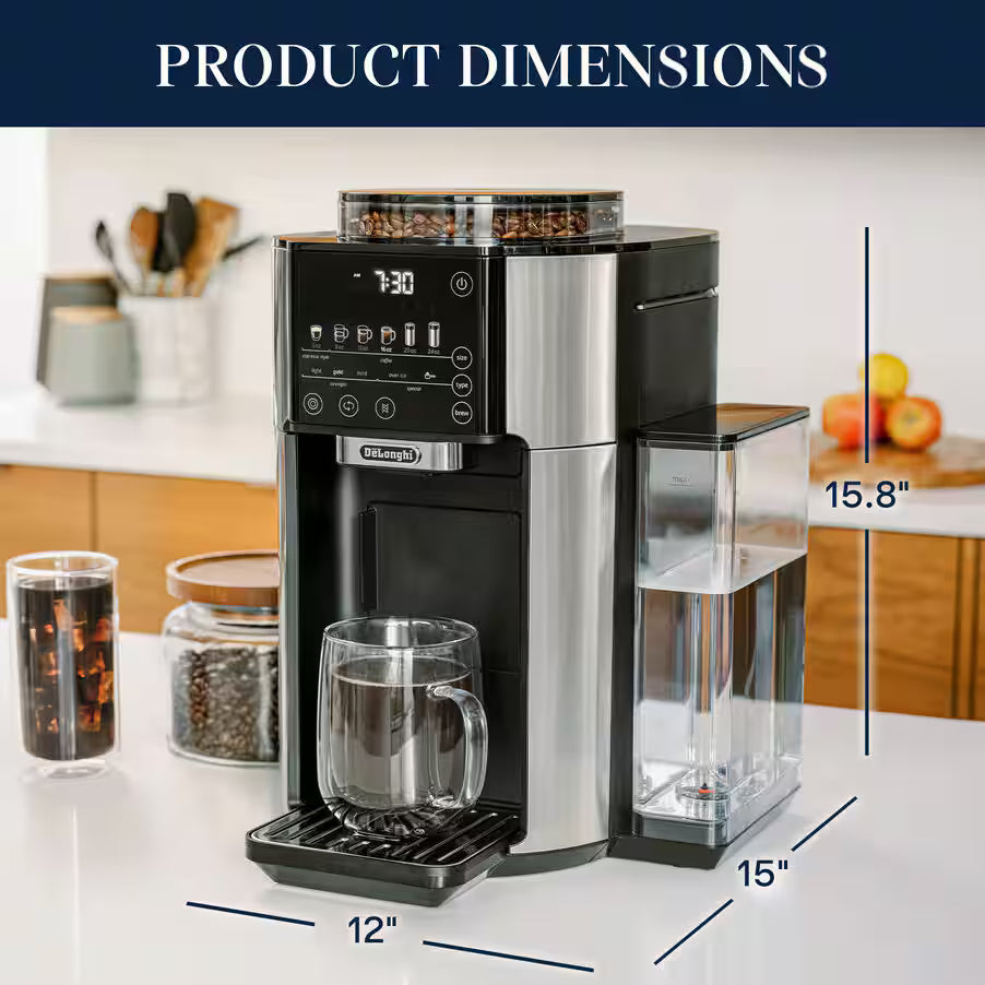 De'Longhi TrueBrew Automatic Coffee Machine - Stainless