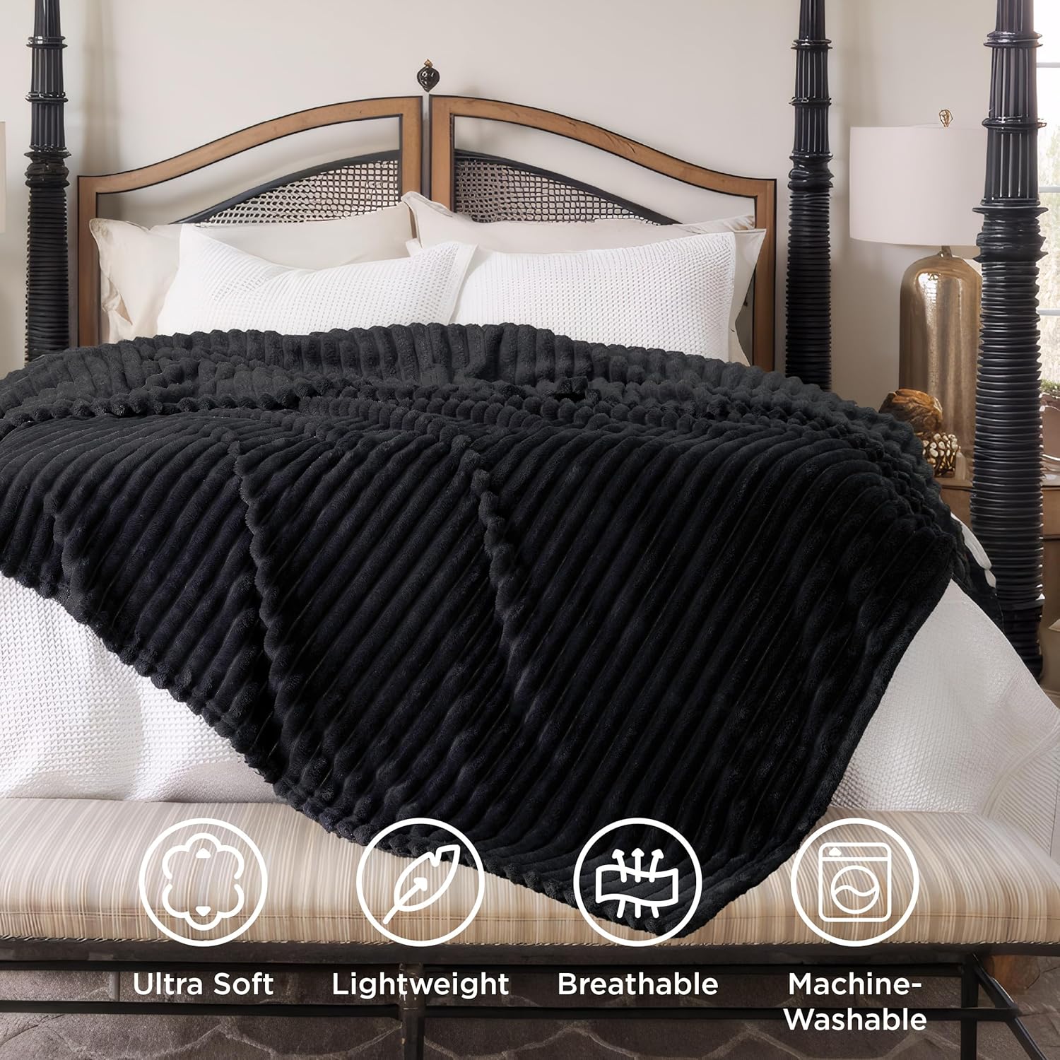 Wrap Yourself in Cloud Comfort: The Only All-Season Stripe Blanket You’ll Ever Need